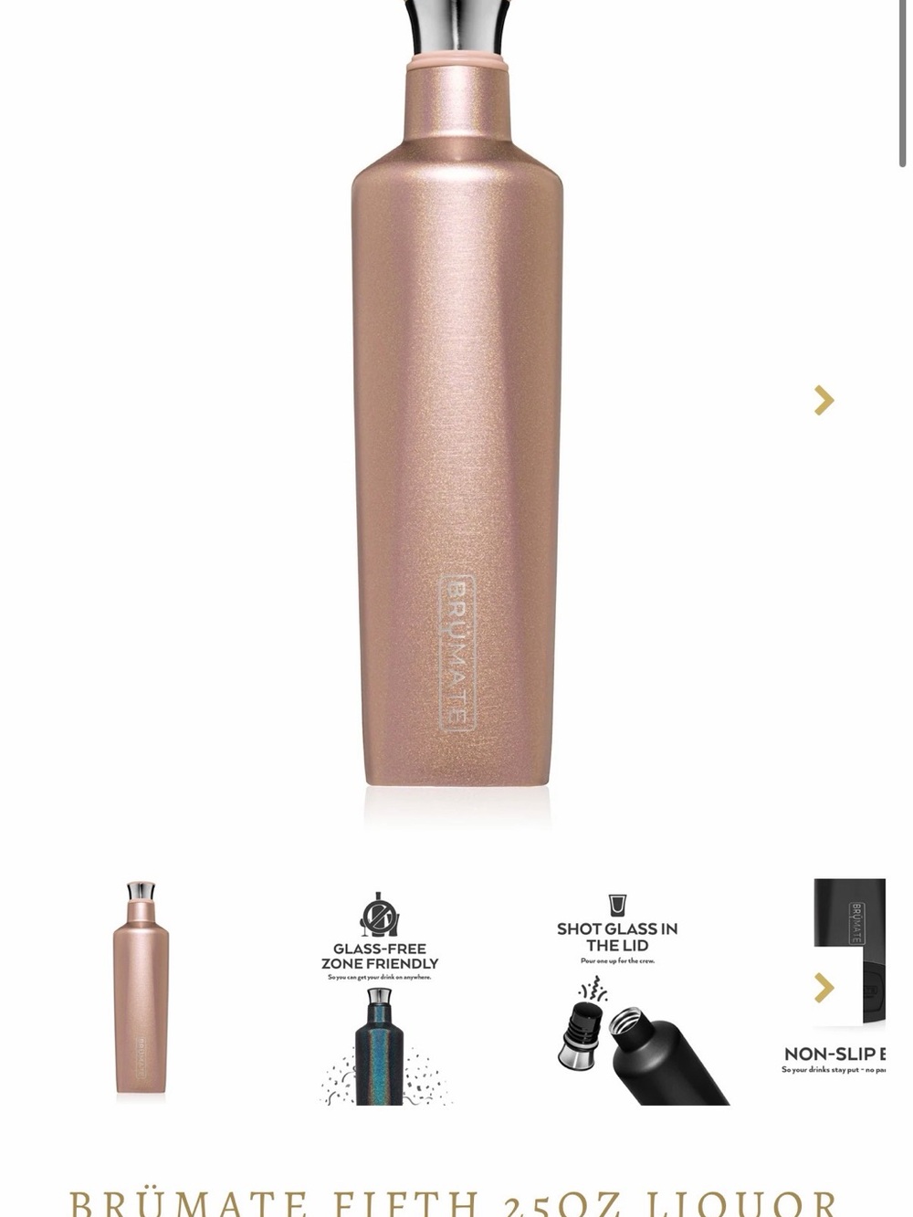 Brumate Rose Gold Canteen
